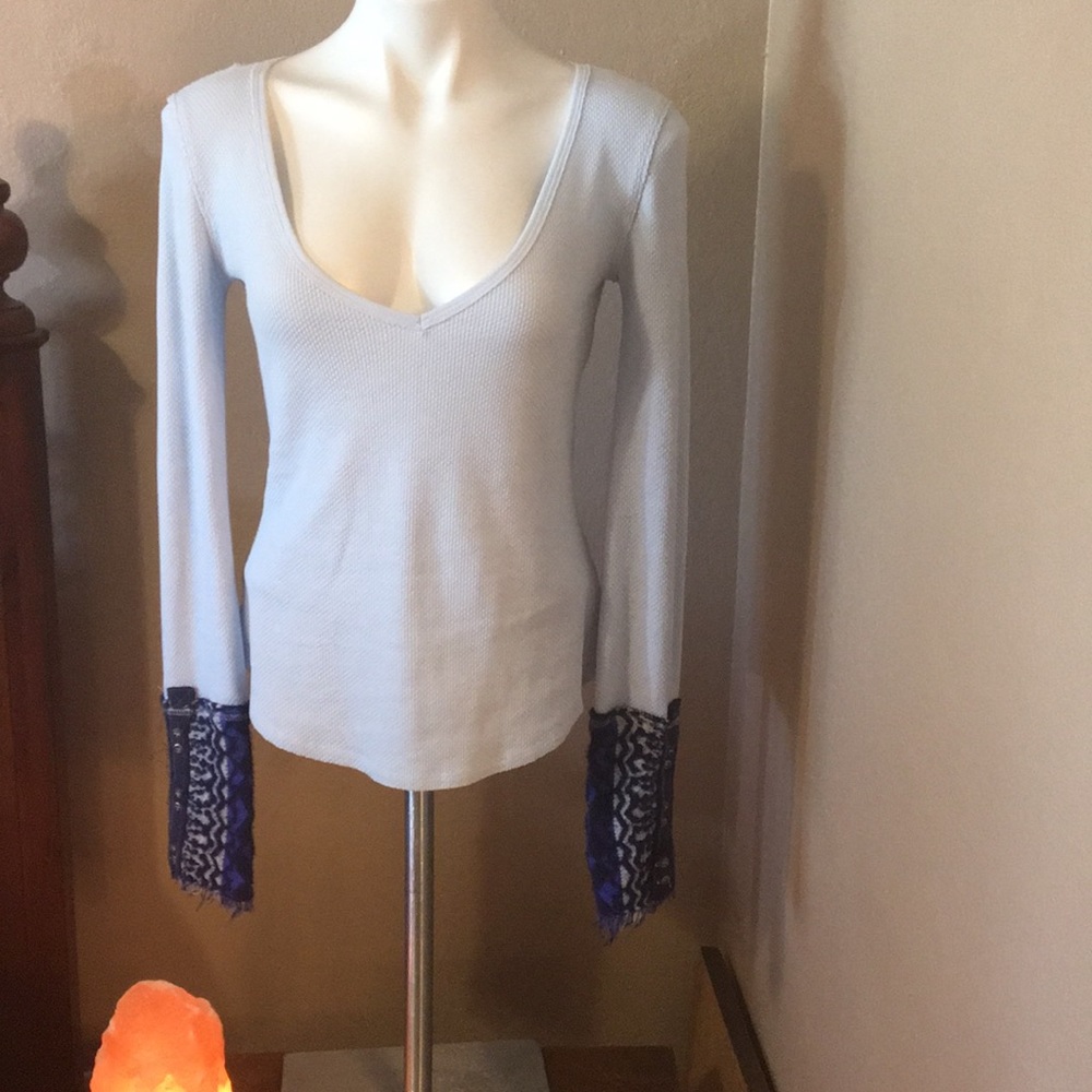 FREE PEOPLE Women’s Long sleeve BoHo Top